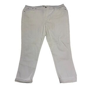 New J.Crew Slim Broken-in boyfriend Jeans White Sz 34 C1008 $110 SPRING